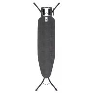 Brabantia vasalódeszka gőzölős támasszal 110x30cm - A méret, fekete váz, farmerfekete huzat