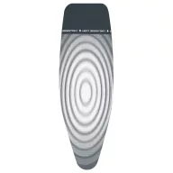   Brabantia vasalódeszka huzat 135x45cm - D méret, huzat + 8mm hab, hőálló pihentető zóna, titán ovális