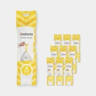   Brabantia PerfectFit méretpontos szemeteszsák, A méret, 3-5L, Multipack 200 zsák, 10 tekercs, 20 zsák/tekercs