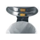 A Brabarntia sárga színkód az A méretű, 3L-es kapacitású szemeteszsákot jelöli.