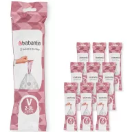   Brabantia PerfectFit méretpontos szemeteszsák, V méret, 2-3L, Multipack 200 zsák, 10 tekercs, 20 zsák/tekercs
