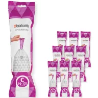   Brabantia PerfectFit méretpontos szemeteszsák, C méret, 10-12L, Multipack 200 zsák, 10 tekercs, 20 zsák/tekercs
