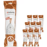   Brabantia PerfectFit méretpontos szemeteszsák, X méret, 10-12L, Multipack 200 zsák, 10 tekercs, 20 zsák/tekercs