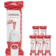   Brabantia PerfectFit méretpontos szemeteszsák, J méret, 20-25L, Multipack 120 zsák, 6 tekercs, 20 zsák/tekercs