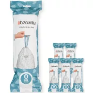   Brabantia PerfectFit méretpontos szemeteszsák, O méret, 30L, Multipack 120 zsák, 6 tekercs, 20 zsák/tekercs