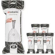   Brabantia PerfectFit méretpontos szemeteszsák, M méret, 60L, Multipack 120 zsák, 6 tekercs, 20 zsák/tekercs
