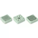 3féle vágási méret; 7mm, 10mm és ék.