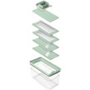 Ha szükséges, használja a biztonsági nyomótartót, amely védi az ujjait és stabilizálja az alapanyagot.