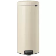   Brabantia NewIcon pedálos szemetes lecsapódásgátló fedővel, 30L, acél, világos bézs