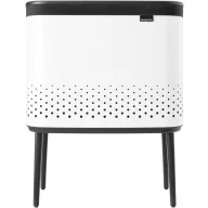   Brabantia Bo Laundry Bin szennyestartó kivehető zsákkal, 60L, acél, fehér