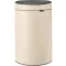 Brabantia Touch Bin New Soft-Touch nyomófedeles szemetes, 40L, acél, világos bézs