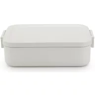   Brabantia Make & Take Lunch Box ebéddoboz clip-on fedővel 1,1L, mikrózható, műanyag, világosszürke