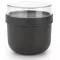 Brabantia Make & Take Breakfast Bowl utazó reggeliző csésze müzli tároló fedővel 0,5L, műanyag, sötétszürke