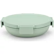   Brabantia Make & Take Lunch Bowl ebédtál szivárgásmentes clip-on fedővel 1L, mikrózható, műanyag, jáde zöld