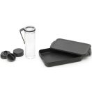 Kompakt és elegáns kialakítás, amely könnyen elfér a táskájában.