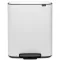 Brabantia Bo Pedal Bin pedálos szemetes, 60L, acél, fehér