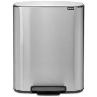   Brabantia Bo Pedal Bin pedálos szemetes, 60L, rozsdamentes, ujjlenyomatmentes