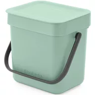   Brabantia Sort & Go konyhai szemetes felnyitható fedővel, 3L, jáde zöld