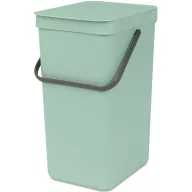   Brabantia Sort & Go konyhai szemetes felnyitható fedővel, 16L, jáde zöld