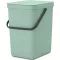 Brabantia Sort & Go konyhai szemetes felnyitható fedővel, 25L, jáde zöld