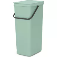   Brabantia Sort & Go konyhai szemetes felnyitható fedővel, 40L, jáde zöld