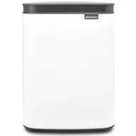   Brabantia Bo Waste Bin szemetes felnyitható fedővel, fali/álló, 4L, acél, fehér