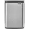 Brabantia Bo Waste Bin szemetes felnyitható fedővel, fali/álló, 4L, rozsdamentes, ujjlenyomatmentes