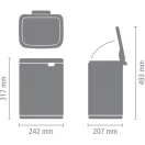 242x317x207mm.