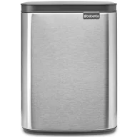   Brabantia Bo Waste Bin szemetes felnyitható fedővel, fali/álló, 7L, rozsdamentes, ujjlenyomatmentes