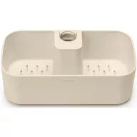   Brabantia ReNew Shower Caddy zuhanytartó rúdra szerelhető tartó kosár, műanyag, világos bézs
