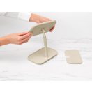 Helyezze bele a tartórudat a talprészbe, majd illessze rá a tükröt.