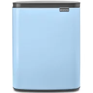   Brabantia Bo Waste Bin szemetes felnyitható fedővel, 12L, acél, álomkék