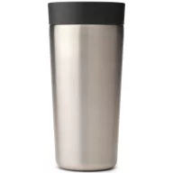   Brabantia Make & Take Insulated Cup duplafalú termosz pohár, benyomható fedővel, 6/8 óra hőtartás, 0,36L, rozsdamentes acél, sötétszürke
