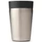 Brabantia Make & Take Insulated Cup duplafalú termosz pohár, benyomható fedővel, 3/6 óra hőtartás, 0,2L, rozsdamentes acél, sötétszürke