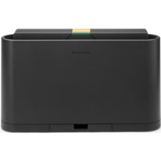   Brabantia TASTY+ vágódeszka szett, 4db-os, tartóval, kihúzható telefon/ tablet állvány, sötétszürke, 360x218mmm