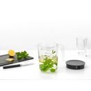 A fedél dupla öntési funkciója lehetővé teszi a normál és kis mennyiségek precíz, szabályozott adagolását.