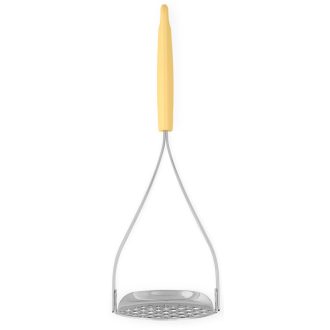   Brabantia TASTY+  krumplitörő merőkanál kialakítással, rozsdamentes test, műanyag nyél, vaníliasárga