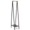 Brabantia Linn kompakt, polcos ruhatartó állvány, 34x170x47,6cm, bambusz rúd, acél váz, fekete