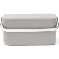   Brabantia konyhai komposztgyűjtő szemetes élelmiszerhulladékhoz, 1,8L, középszürke
