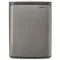 Brabantia Bo Waste Bin szemetes felnyitható fedővel, 12L, acél, platinaszürke