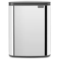   Brabantia Bo Waste Bin szemetes felnyitható fedővel, 12L, rozsdamentes, fényes