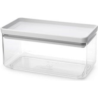   Brabantia tárolóedény 1,5L, halmozható, légmentesen záró fedő, lapos, világosszürke