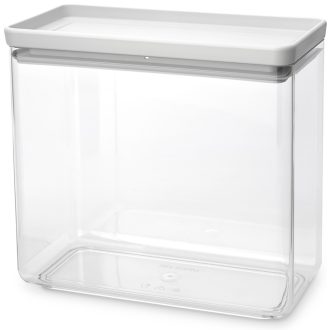   Brabantia tárolóedény 3,5L, halmozható, légmentesen záró fedő, világosszürke