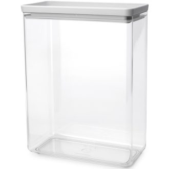   Brabantia tárolóedény 5,4L, halmozható, légmentesen záró fedő, világosszürke