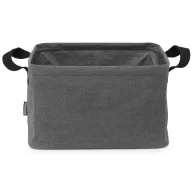   Brabantia összecsukható szennyeshordozó kosár hordfülekkel, 35L, textil, borsfekete