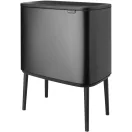 Lenyűgöző dizájn, lélegzetelállító szín - ez a Bo Touch Bin Confident Grey 11+23L-es hulladékgyűjtő.