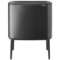   Brabantia Bo Touch Bin nyomófedeles hulladékgyűjtő, 36L, acél, magabiztos szürke