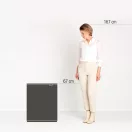 H=67cm.