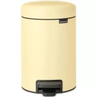   Brabantia NewIcon pedálos szemetes lecsapódásgátló fedővel, 3L, acél, kellemes sárga