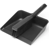   Brabantia kézi seprű és lapát szett, fogantyúba épített porlehúzó fésűvel, sötétszürke